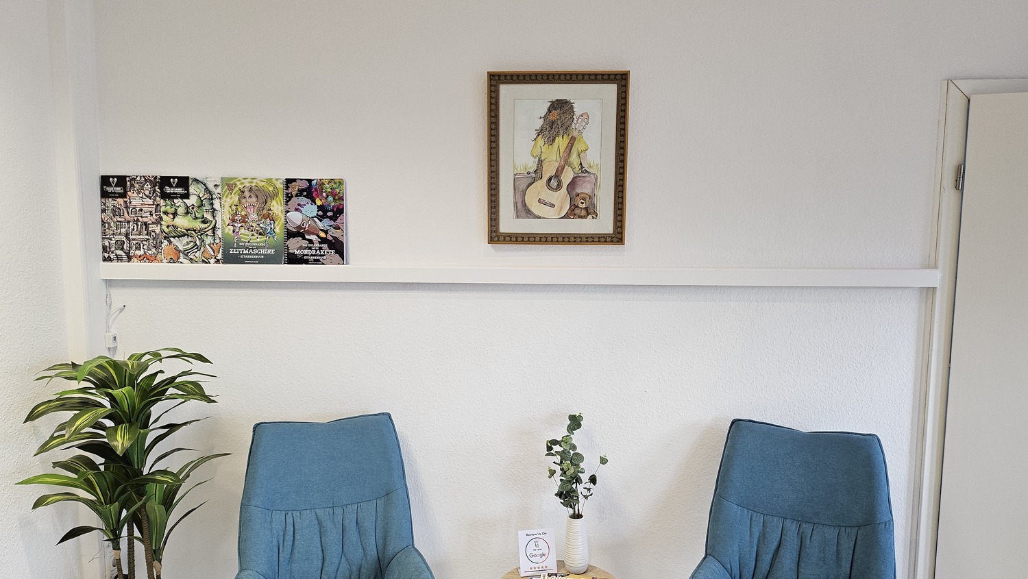 Kunst von keschaART in der Gitarrenschule